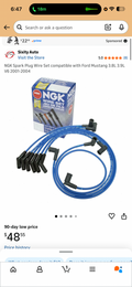 SparkPlug set for 2004 Ford Mustang